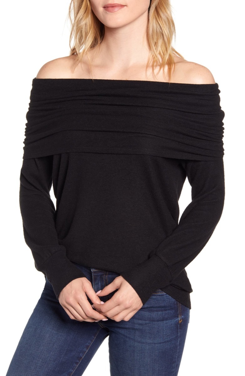 black sweatshirt, Nordstrom anniversary sale