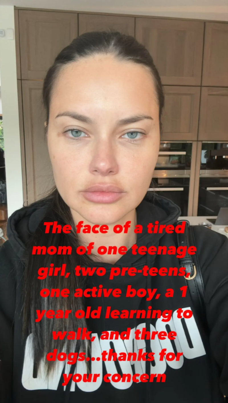 Adriana Lima's Nov. 15, 2023 Instagram post