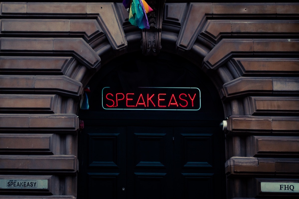 Neon Speakeasy Sign