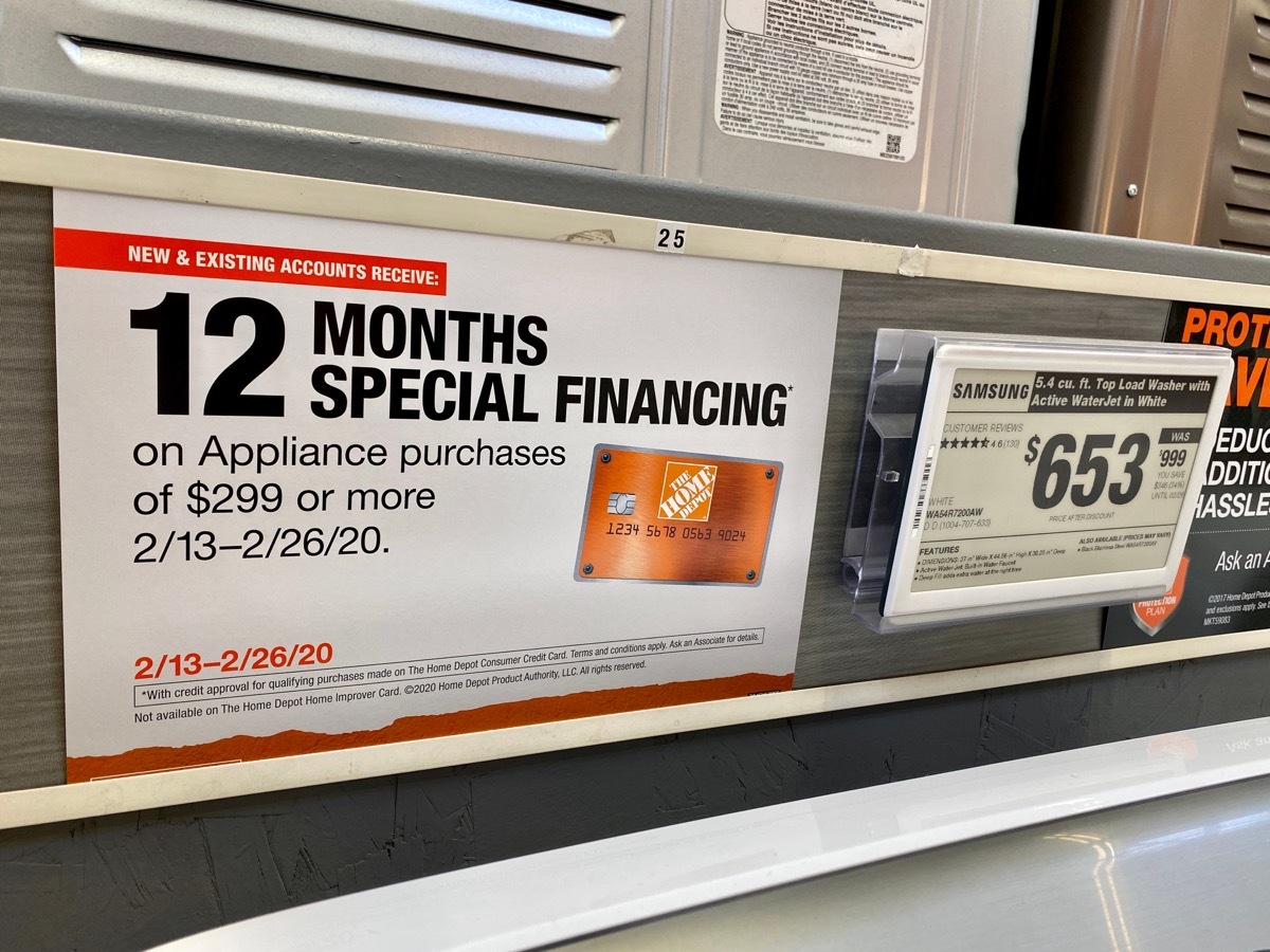 Home Depot Credit Card Offer