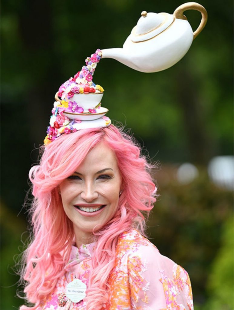 Wear an entire teapot with flowers on your head as a fashionable hat | Her Beauty