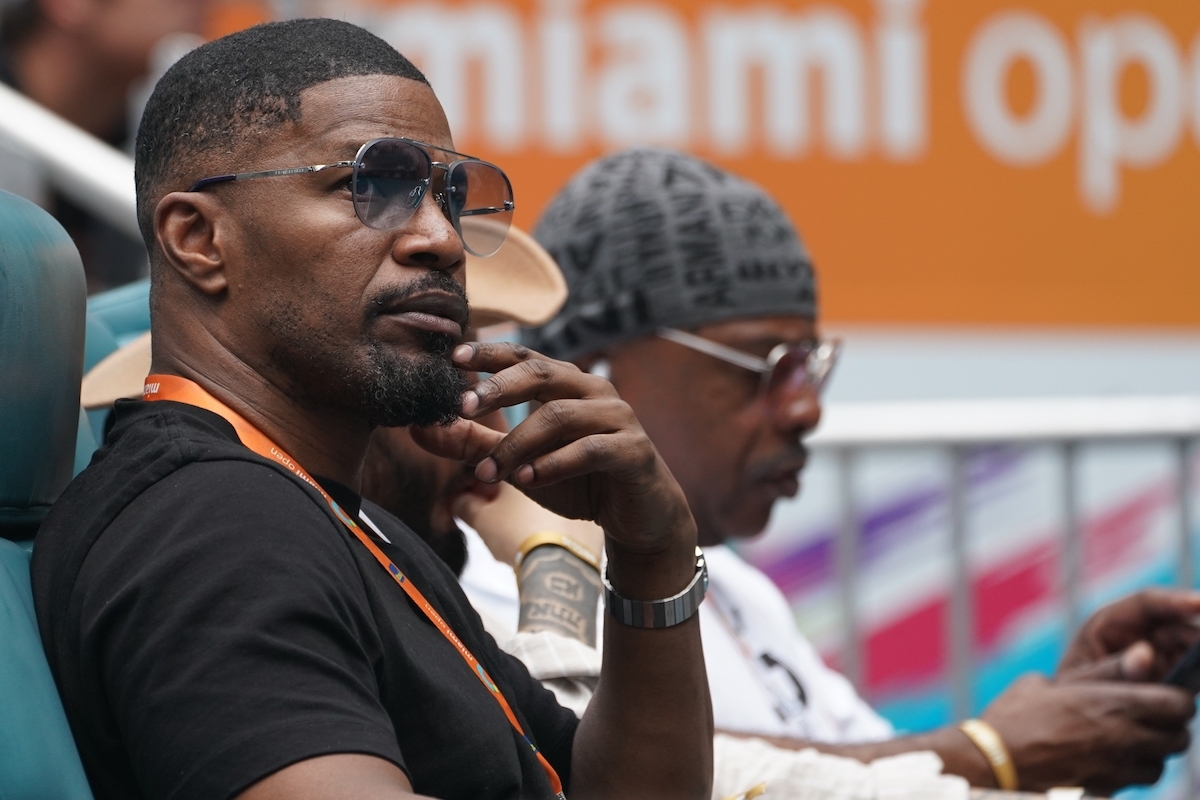 Jamie Foxx at the 2023 Miami Open