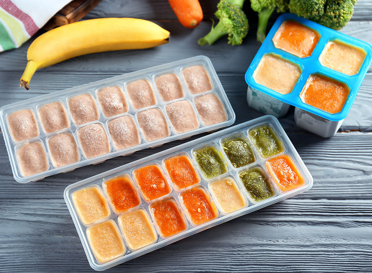 Puree food cubes