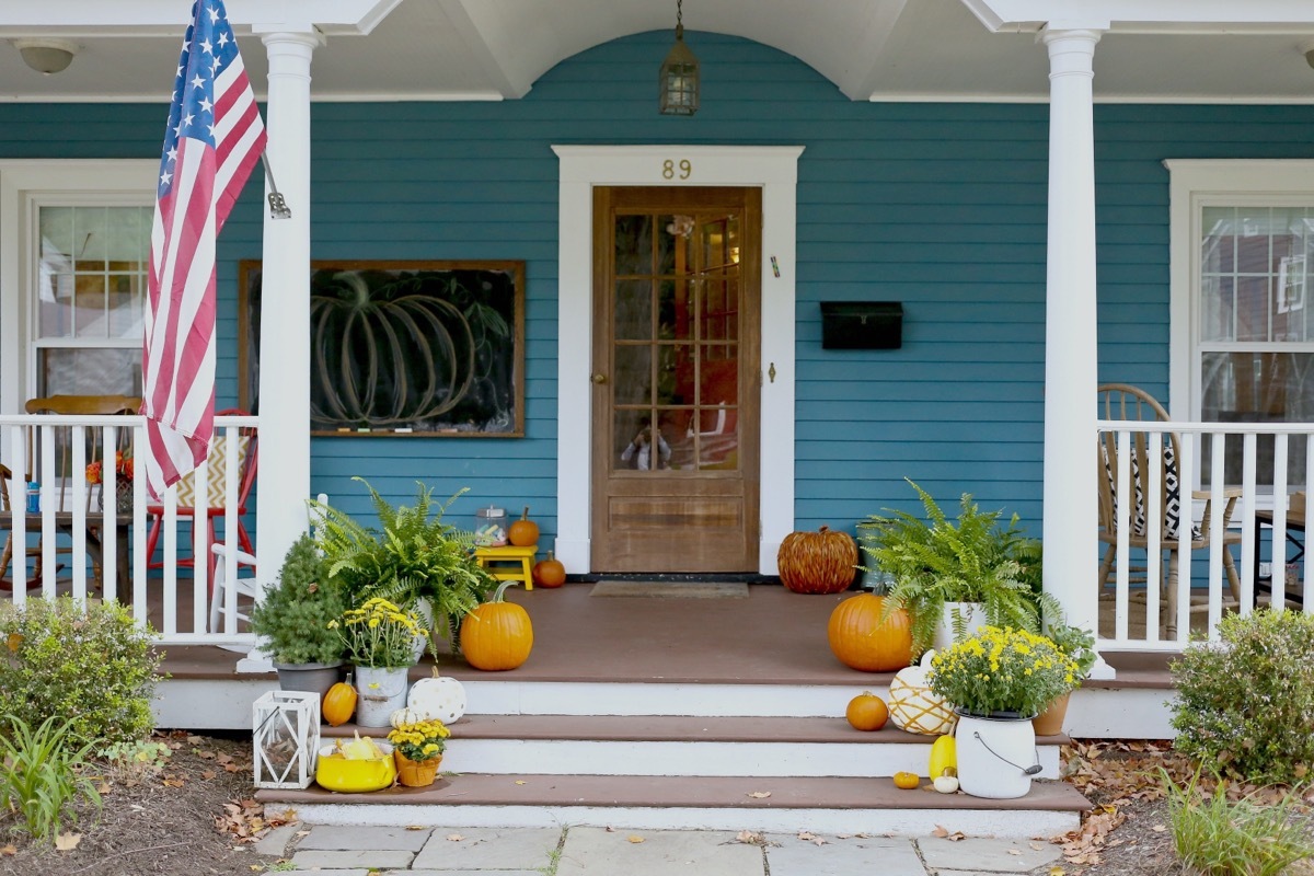 fall front porch