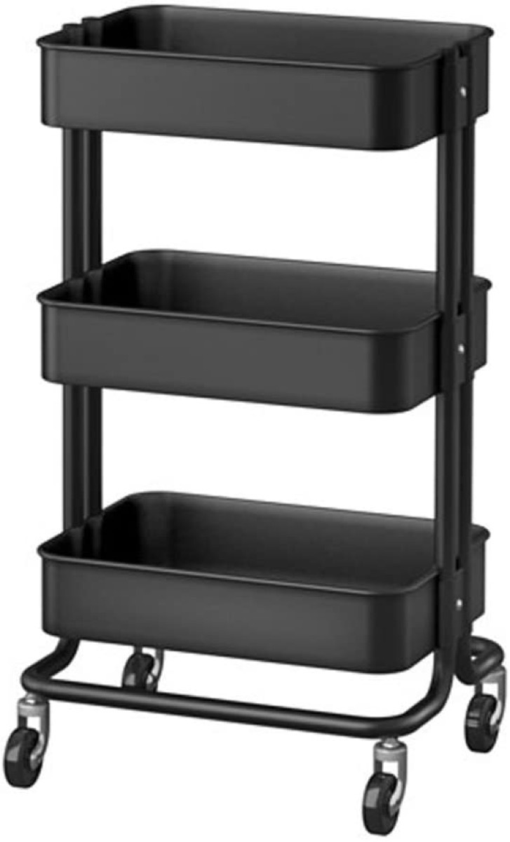 Black bar cart