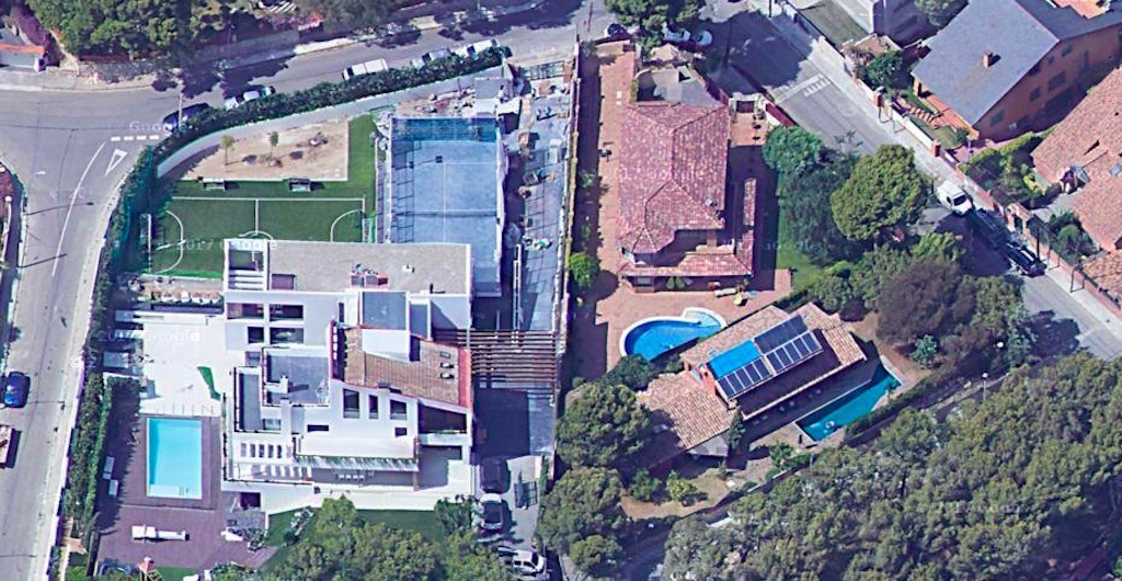 Lionel Messi house in Barcelona