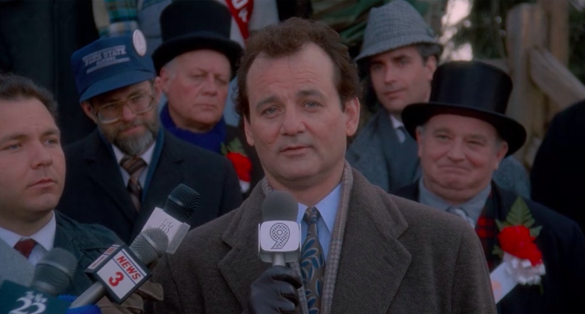 Bill Murray in Groundhog Day