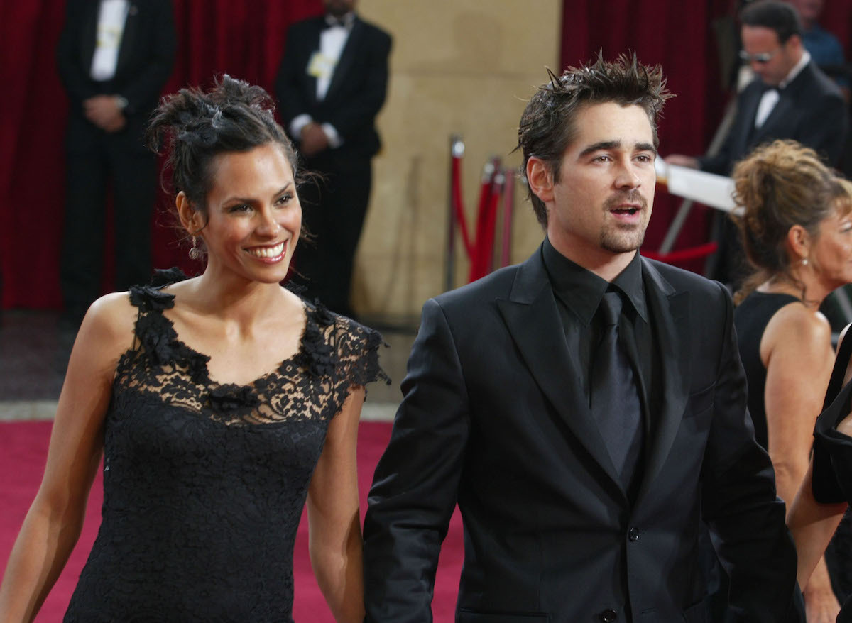 Kim Bordenave and Colin Farrell at the 2003 Academy Awards