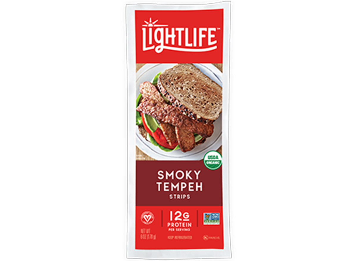 lightlife smoky tempeh in packaging