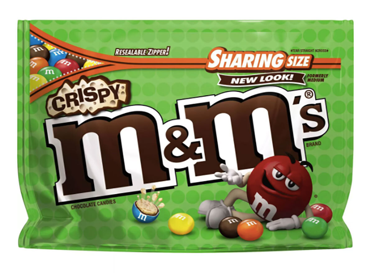 crispy m&ms bag