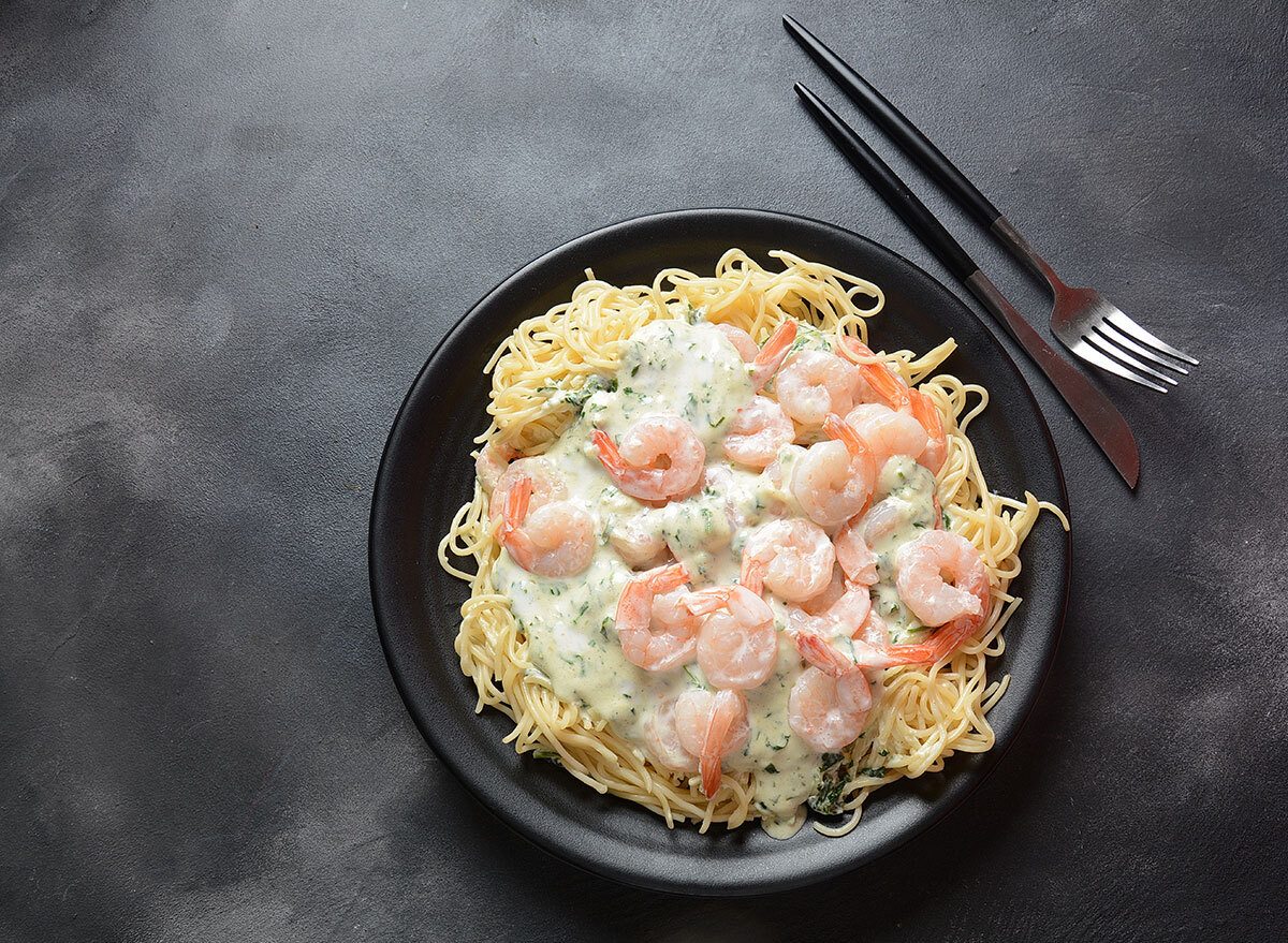 creamy shrimp pasta