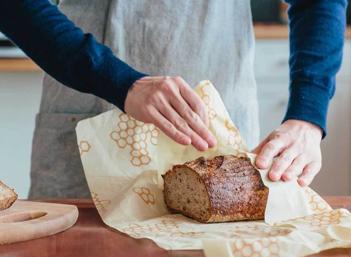 bees wax bread keeper