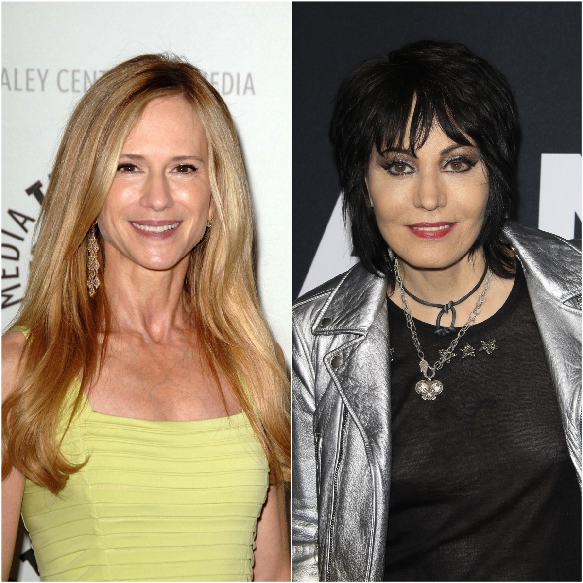 Joan Jett and Holly Hunter