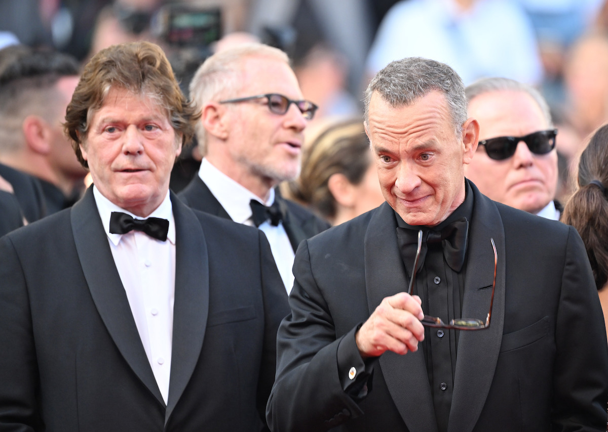 Steve Binder and Tom Hanks at the 2022 Cannes Film Festival