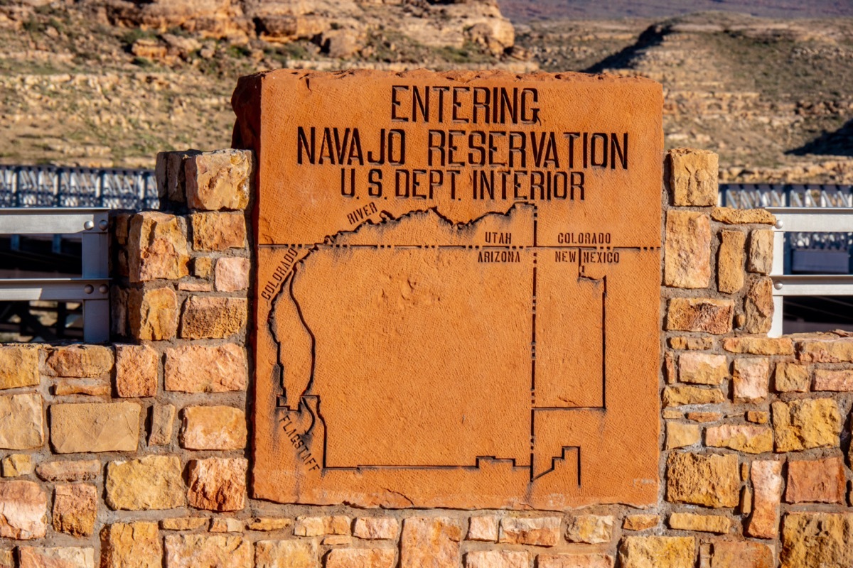 navajo nation sign