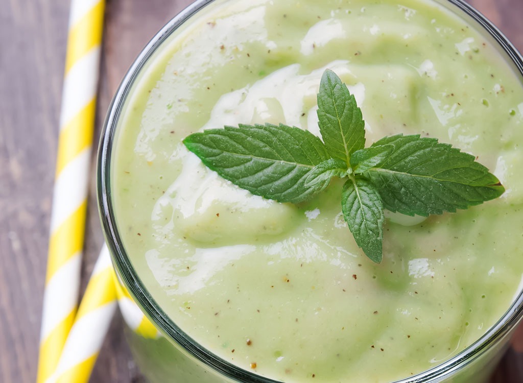 Mint chocolate smoothie