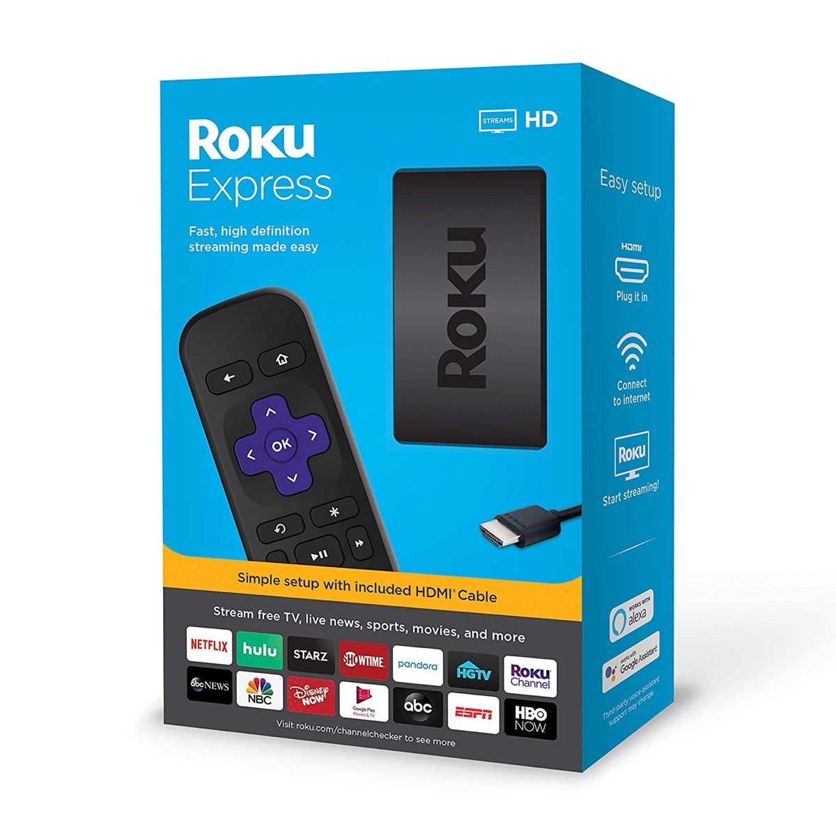 Roku box white background