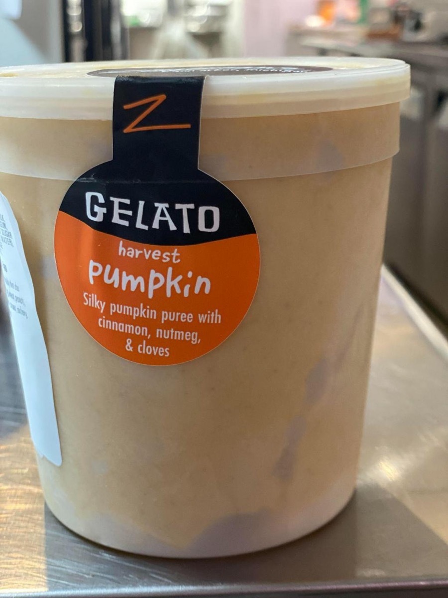 harvest pumpkin gelato