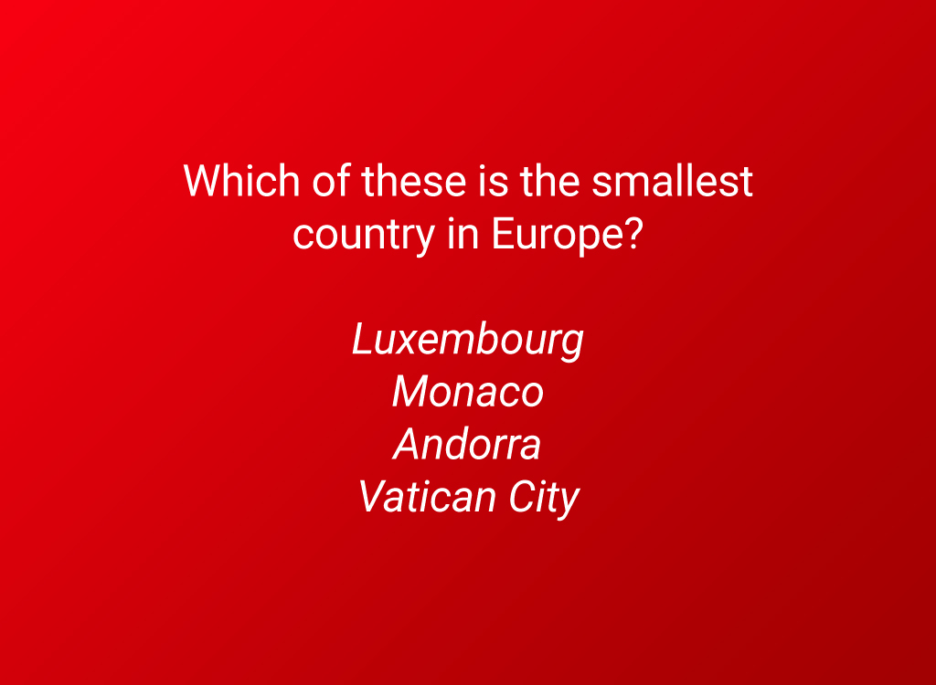 6th grade geography smallest country in europe