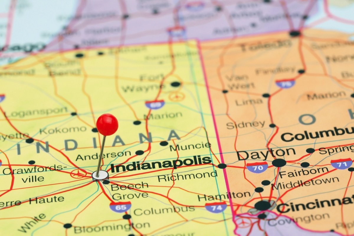 indianapolis map