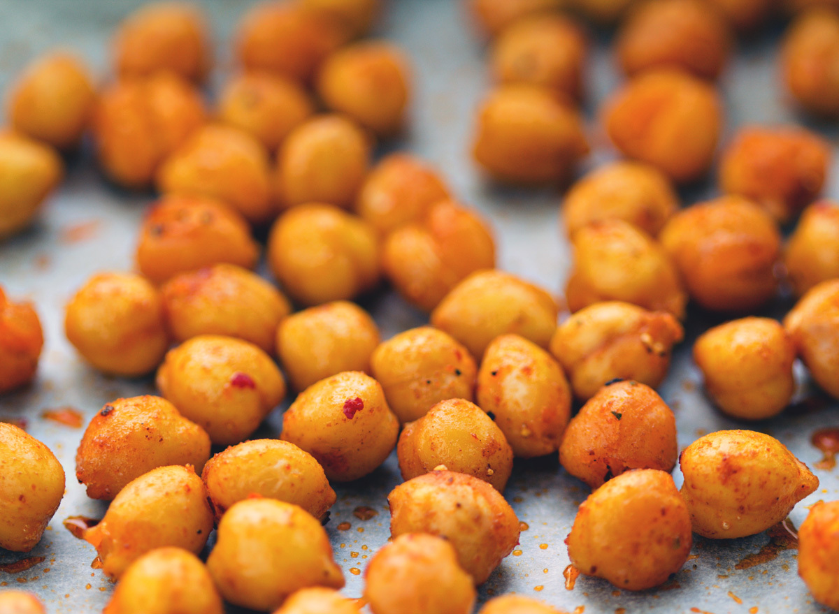 Roasted spiced sweet chickpeas