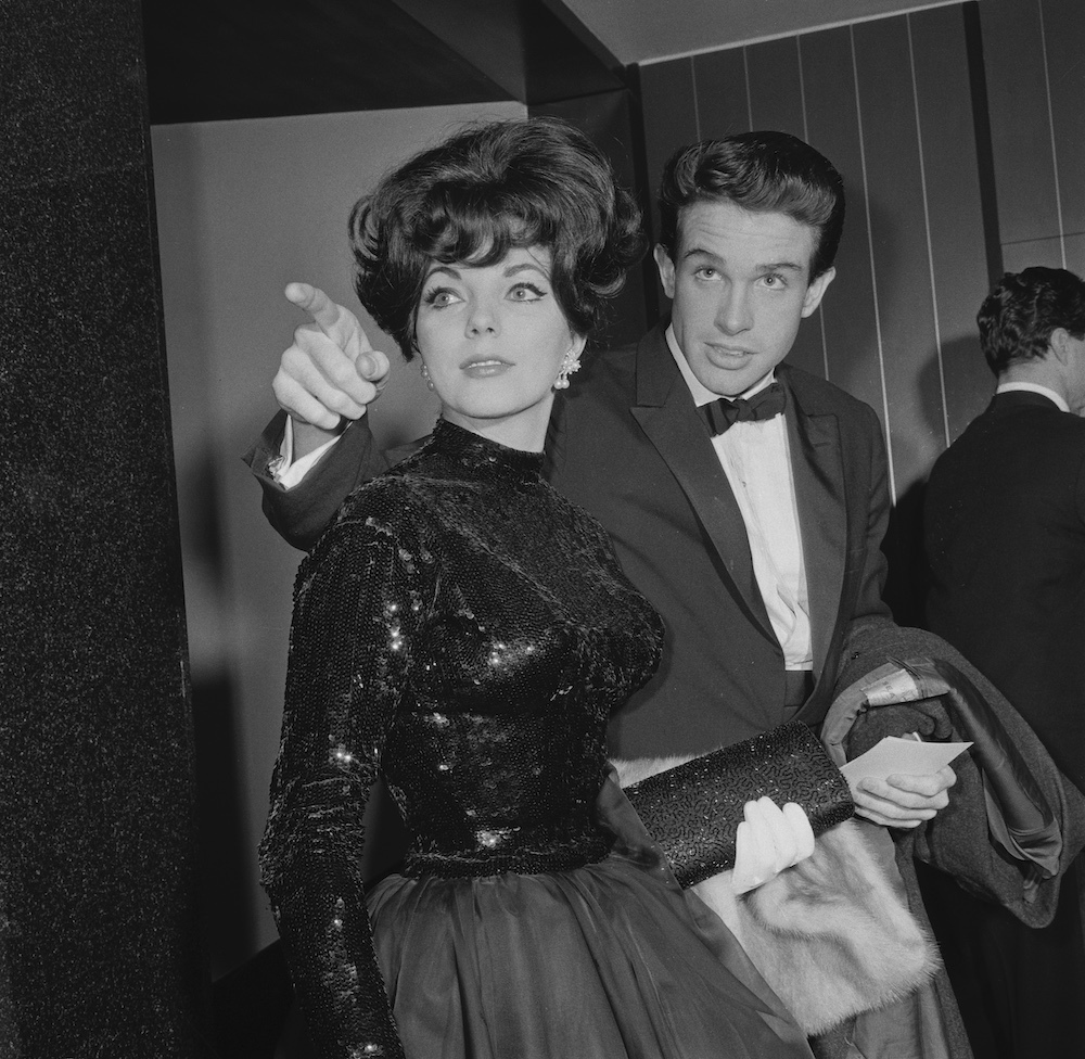 Joan Collins and Warren Beatty in 1961