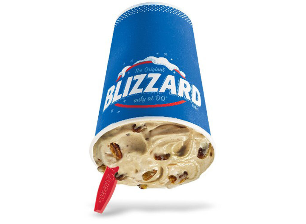 Dairy queen turtle pecan cluster blizzard