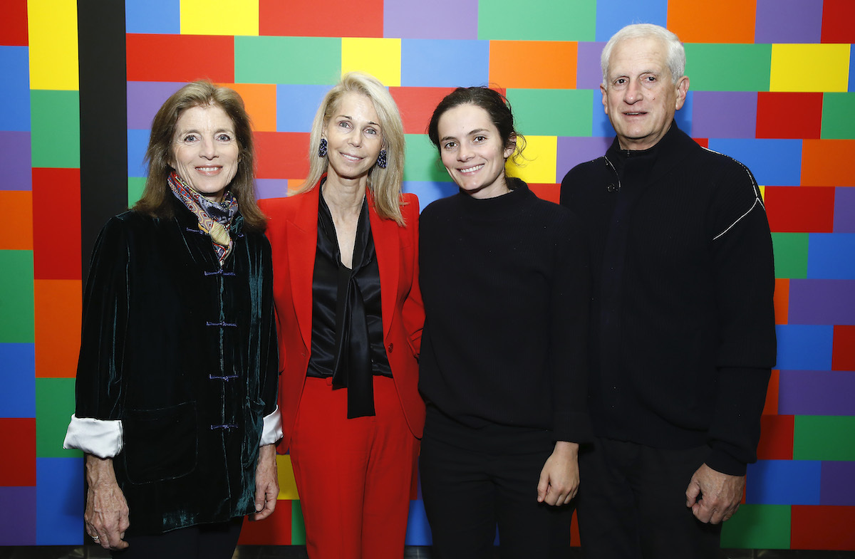 Sharon Harel-Cohen, Caroline Kennedy, Rose Schlossberg, and Edwin Arthur Schlossberg at the Museum of Modern Art in New York City in 2019