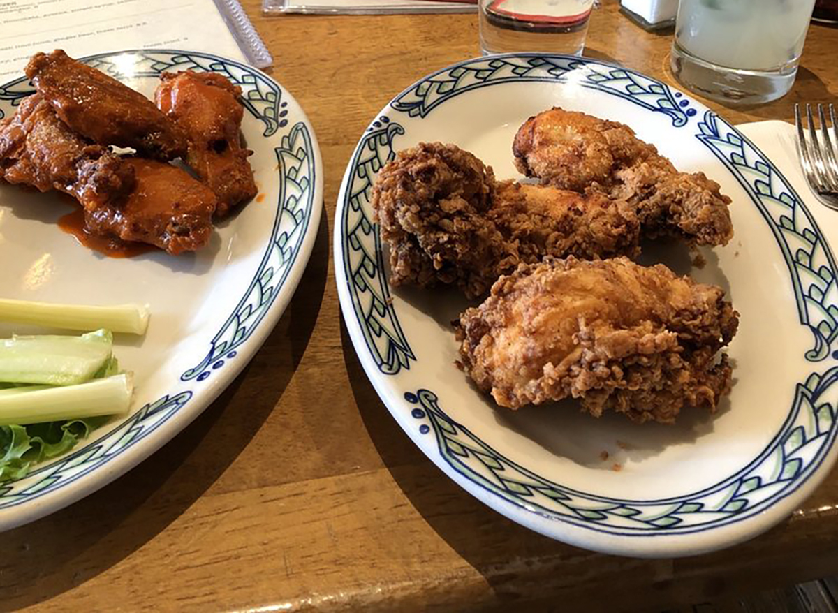 chicken tenders and wings