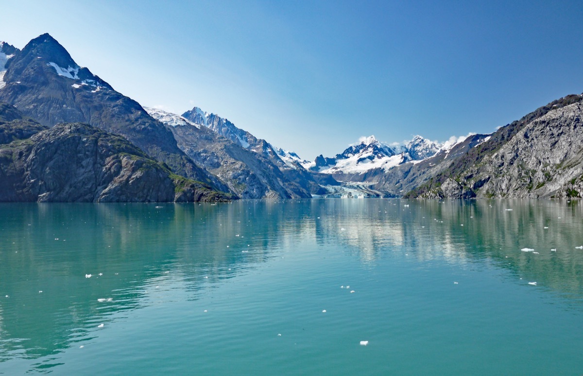 Advancing towards Margerie Glacier in Glacier Bay National Park, Alaska