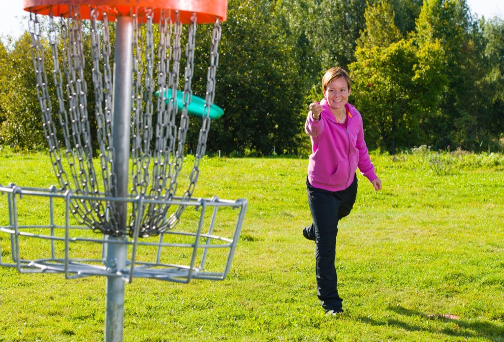 frisbee golf