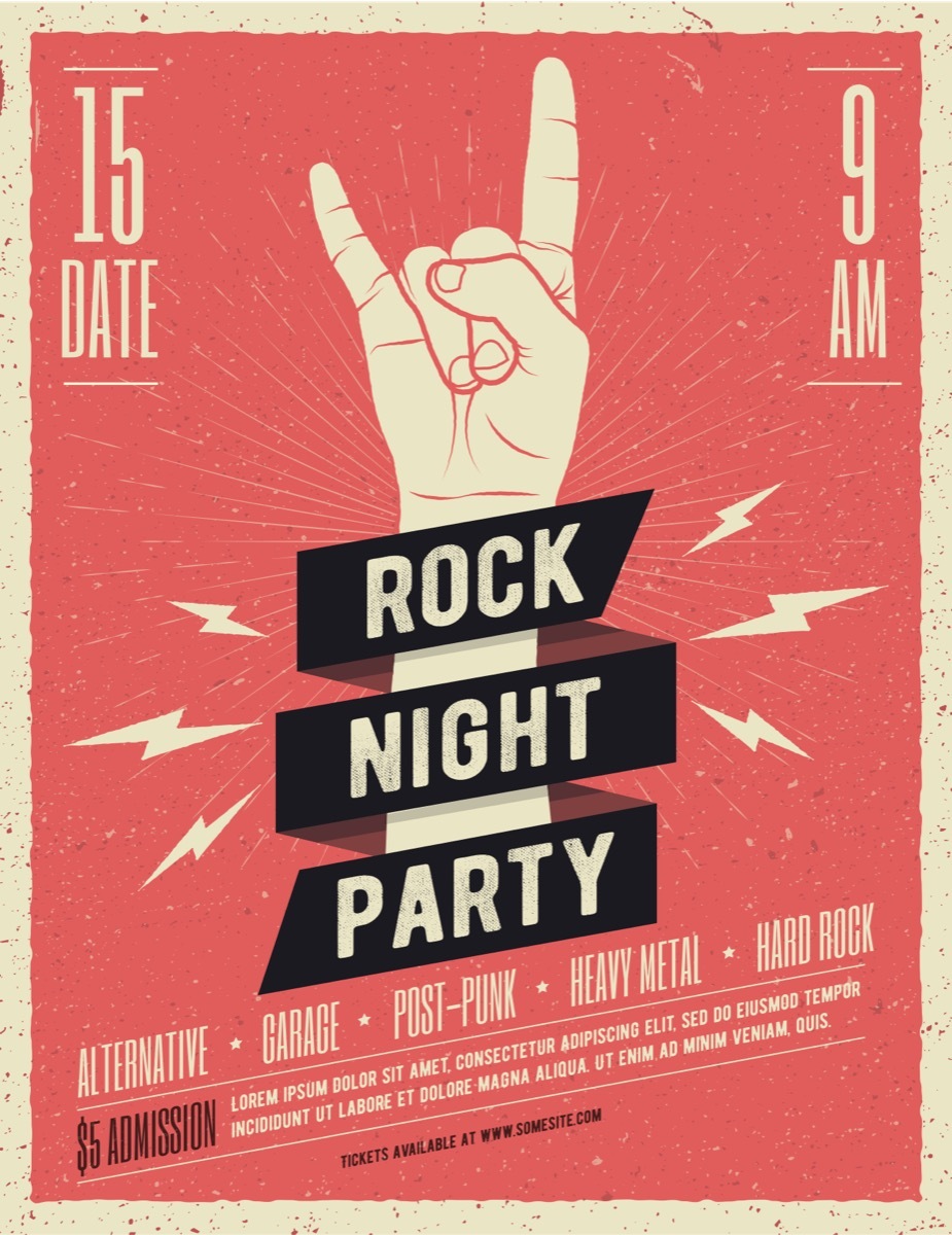 rock poster