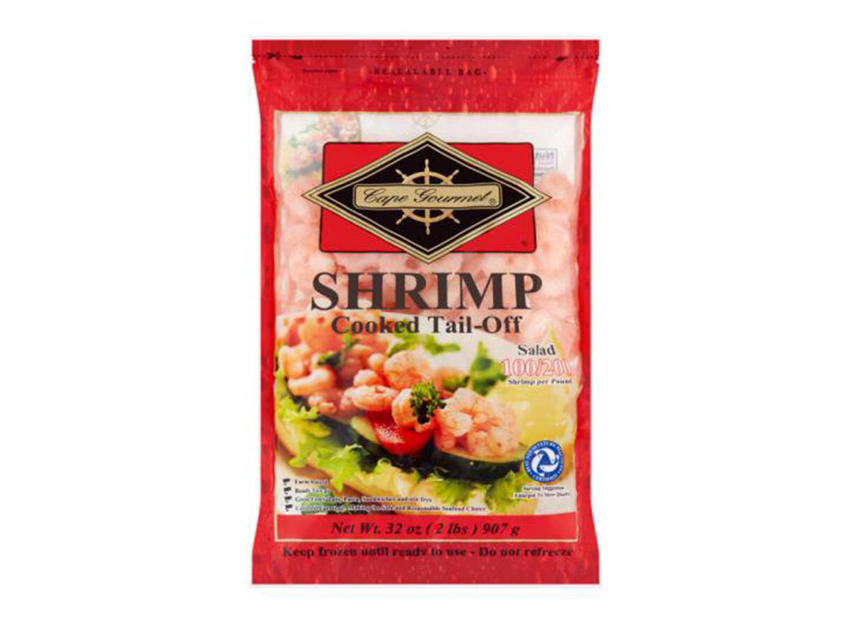 cape gourmet cooked shrimp