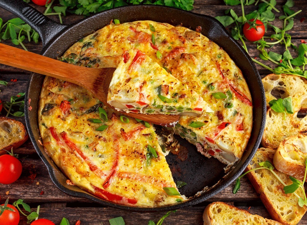 Veggie meat frittata