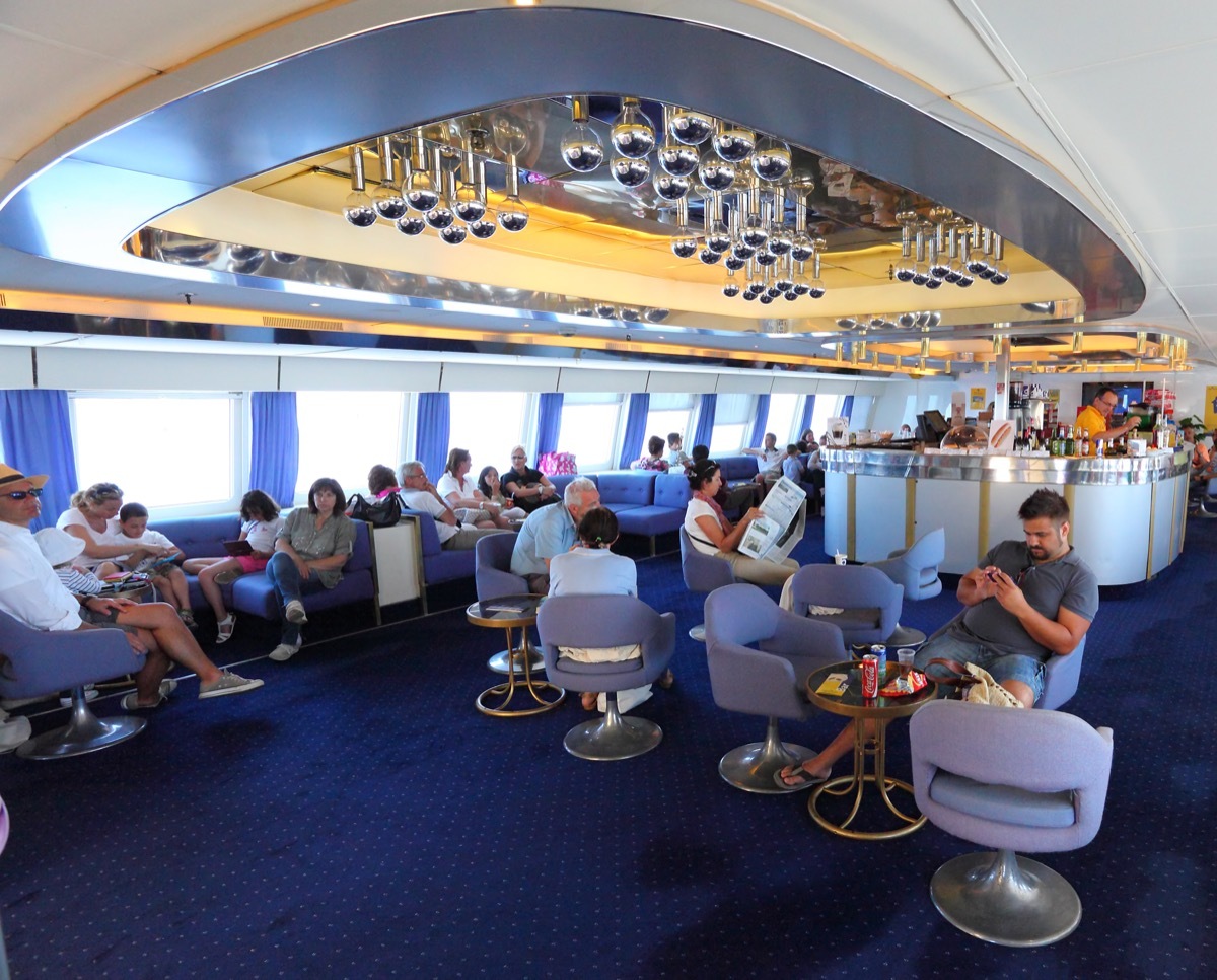 Restaurant on cruise ship