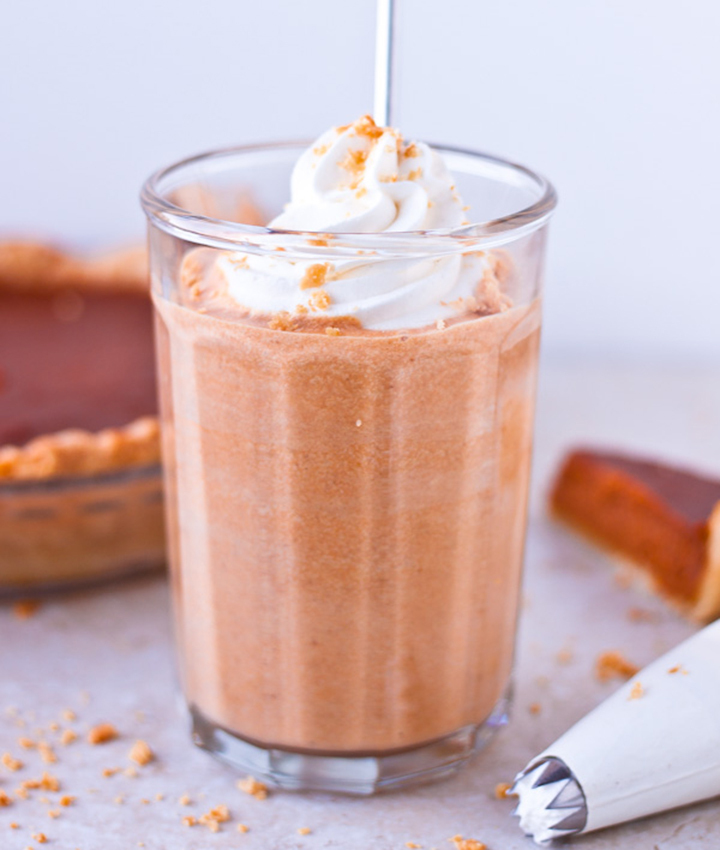 Pumpkin pie milkshake