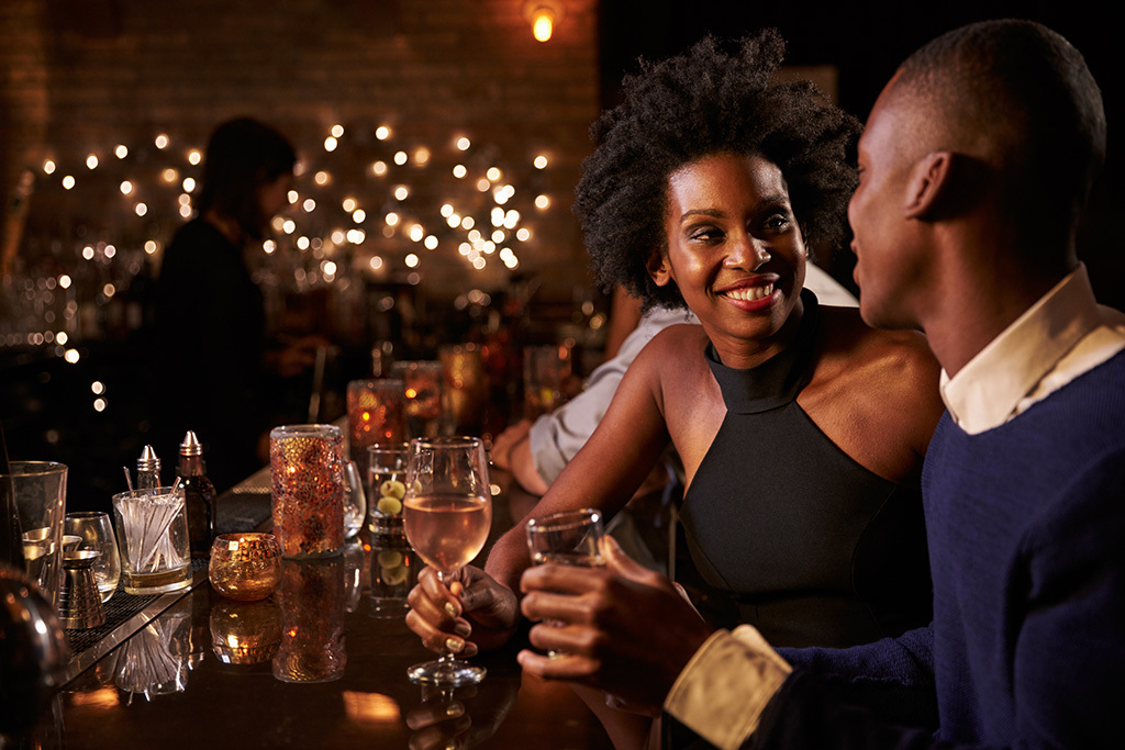 Couple on First Date New Year's Resolutions