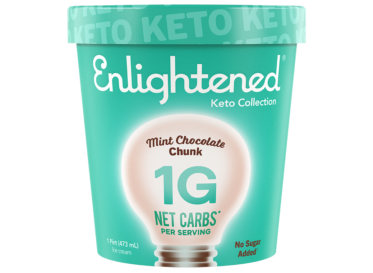 enlightened keto collection mint chocolate chunk