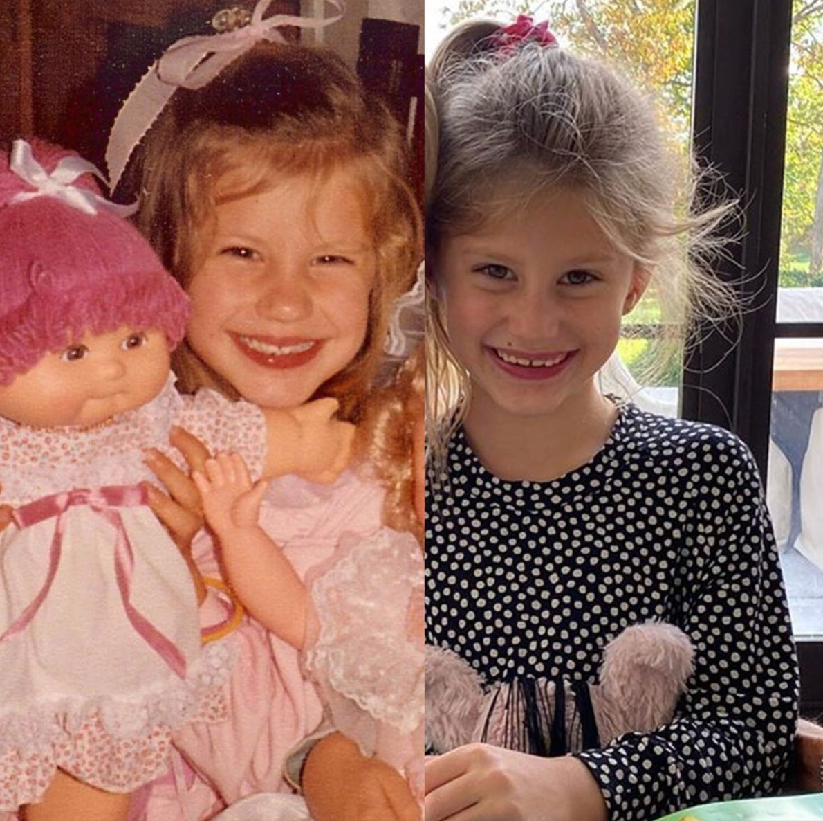 Gisele Bundchen as kid and Vivian