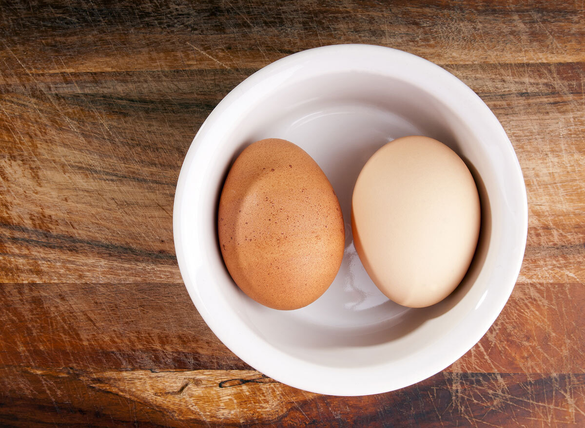 Eggs in a bowl