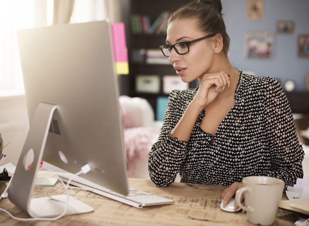 Woman working