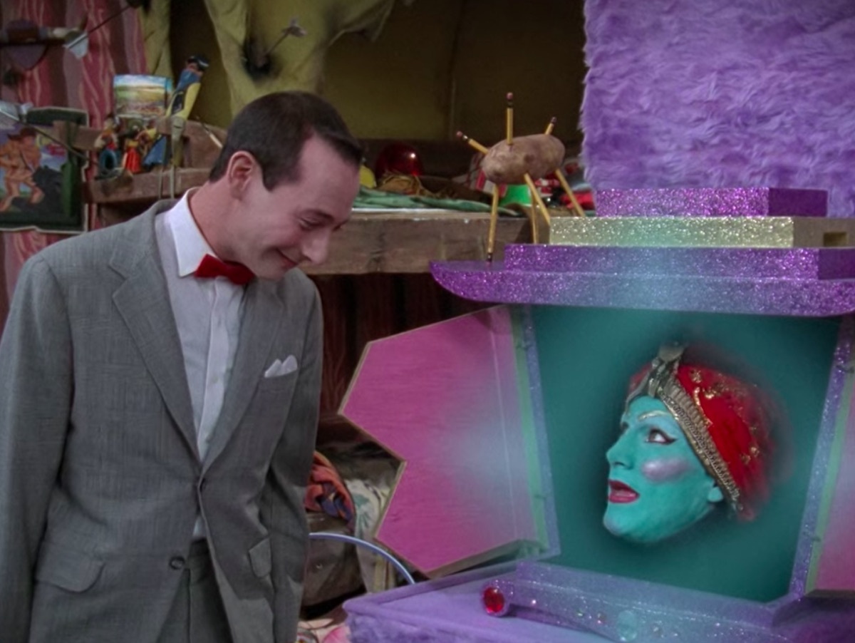 Paul Reubens and John Paragon in Pee-Wee's Playhouse