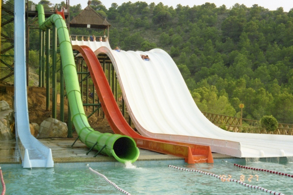 Waterslide, water park