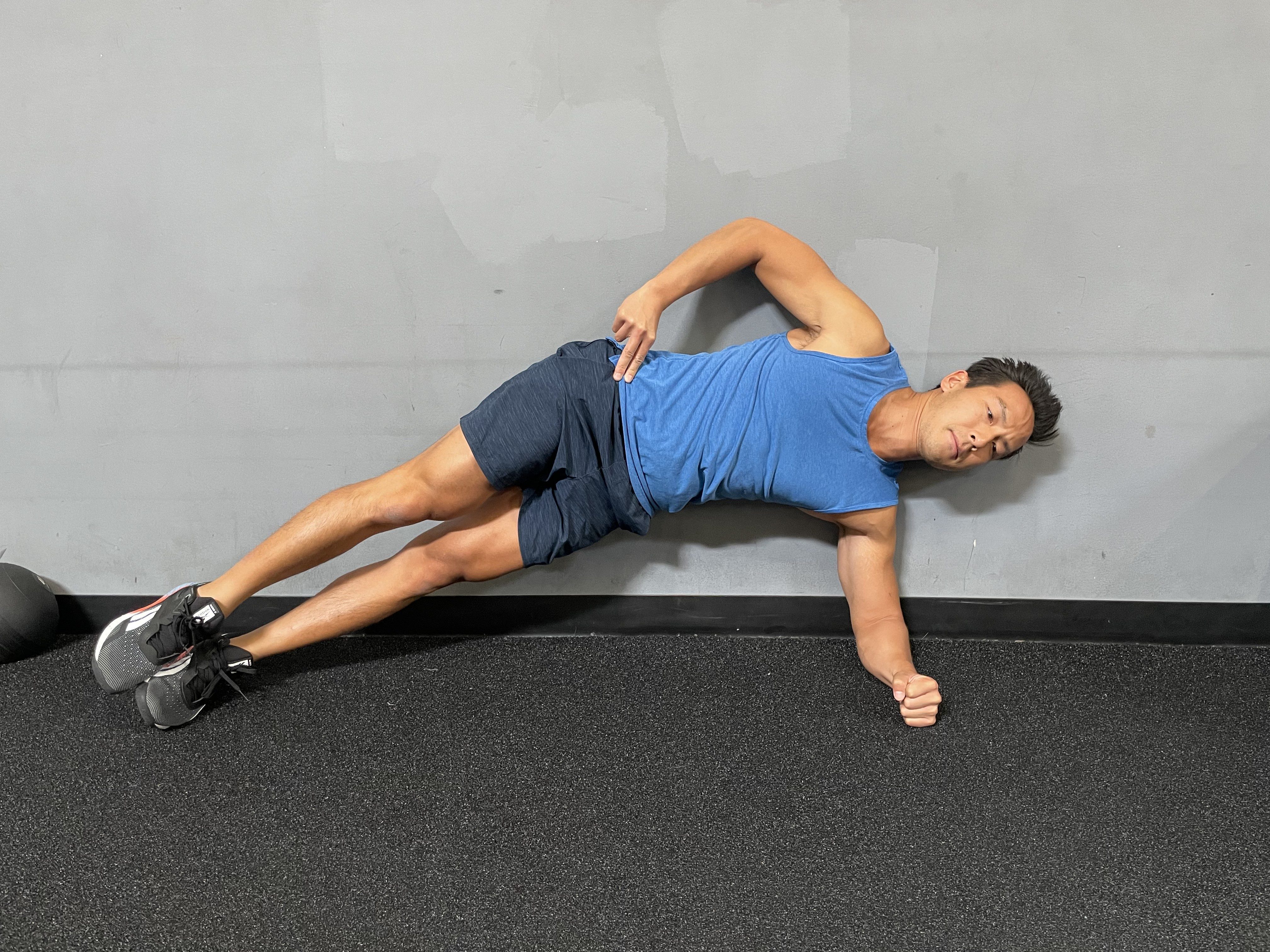 side plank hip lift