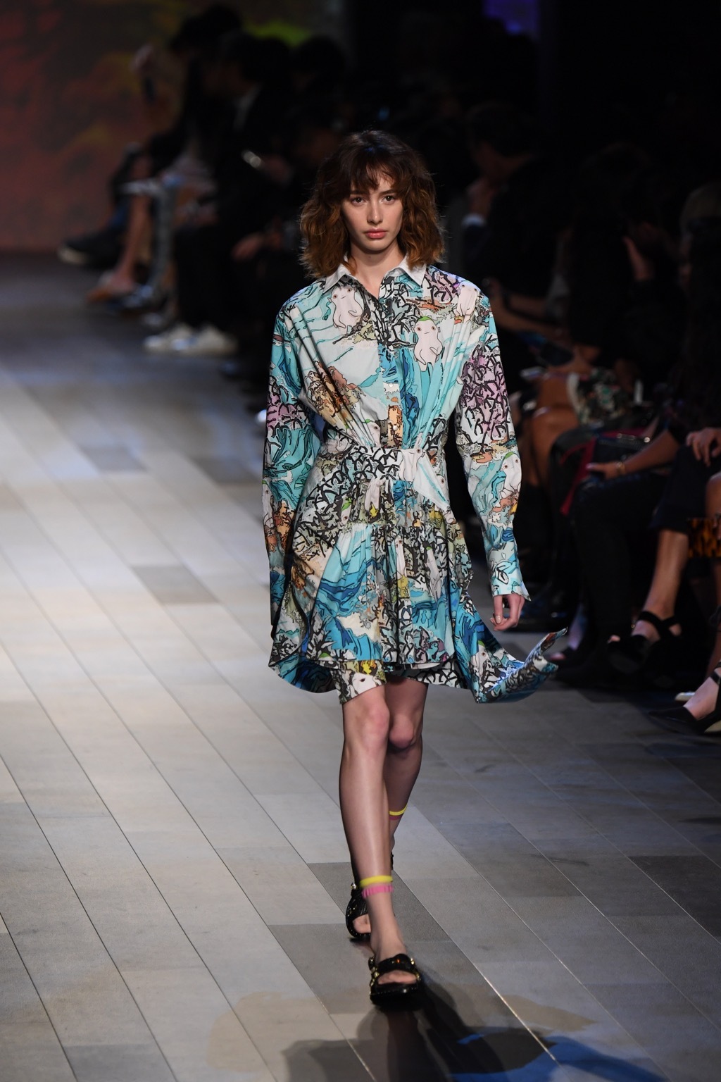 Vivienne tam shirt dress