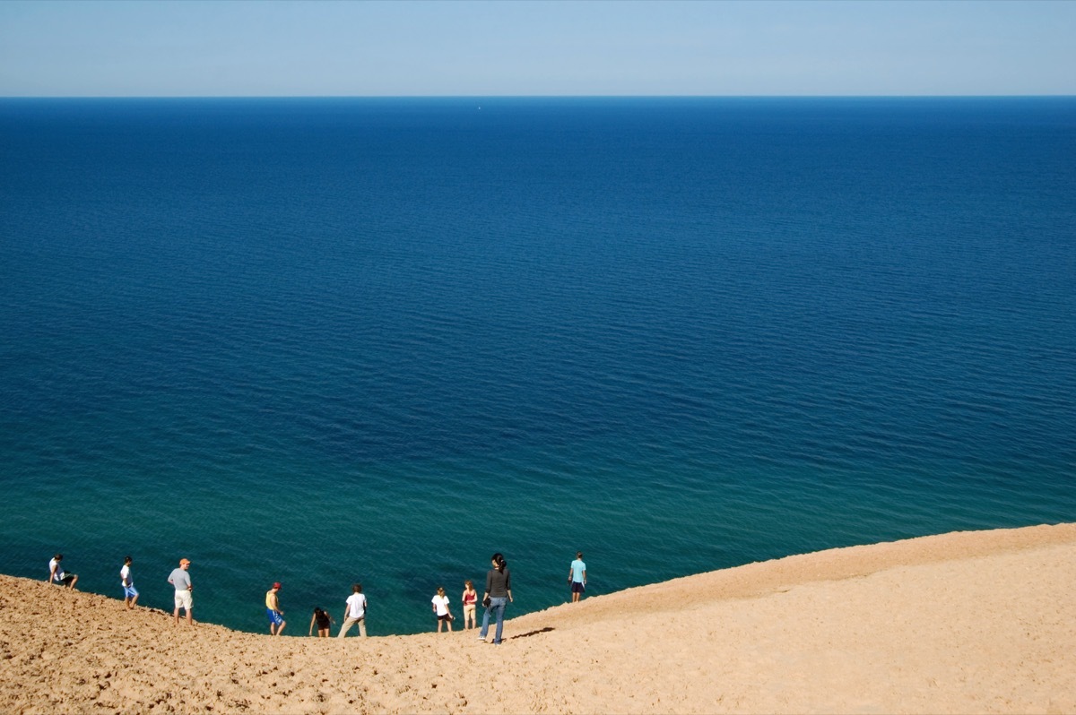 Viewpoint on Pierce Stocking Scenic Drive in the Sleeping Bear Dunes National Lakeshor