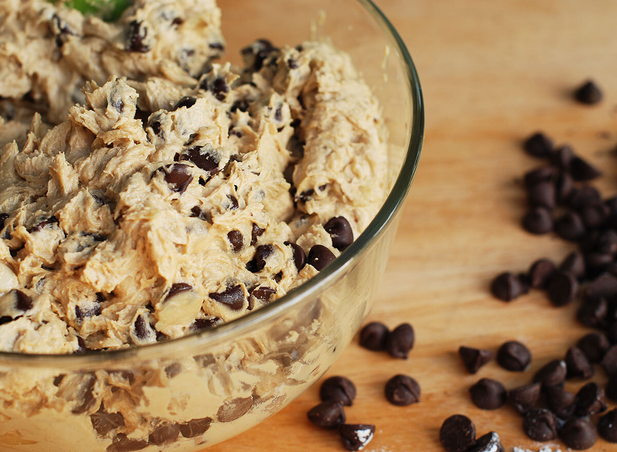 raw cookie dough