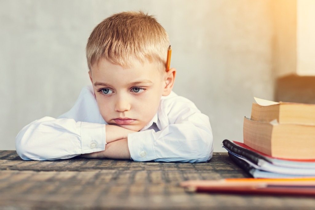 sad boy thinking about being alone