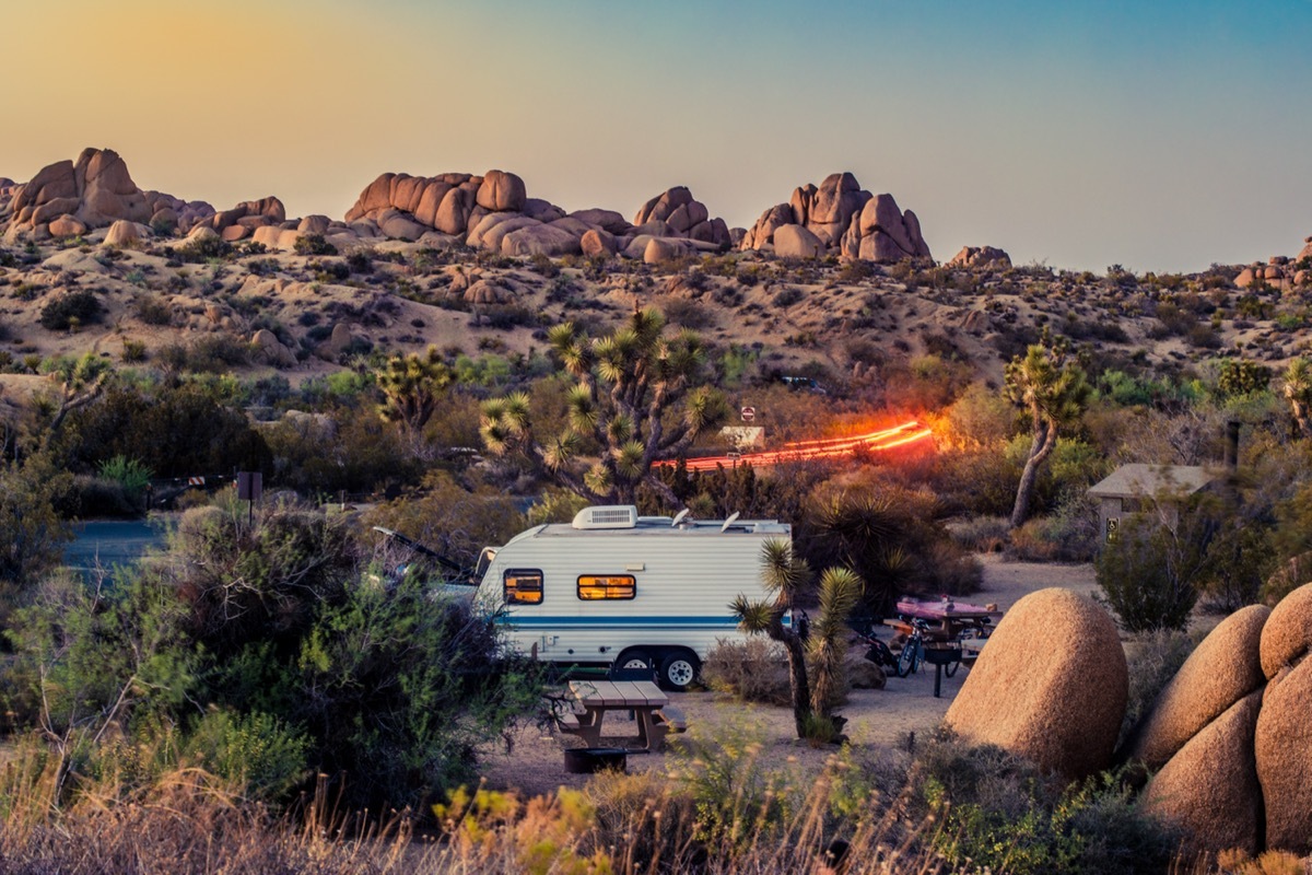 campground at joshua tree national park