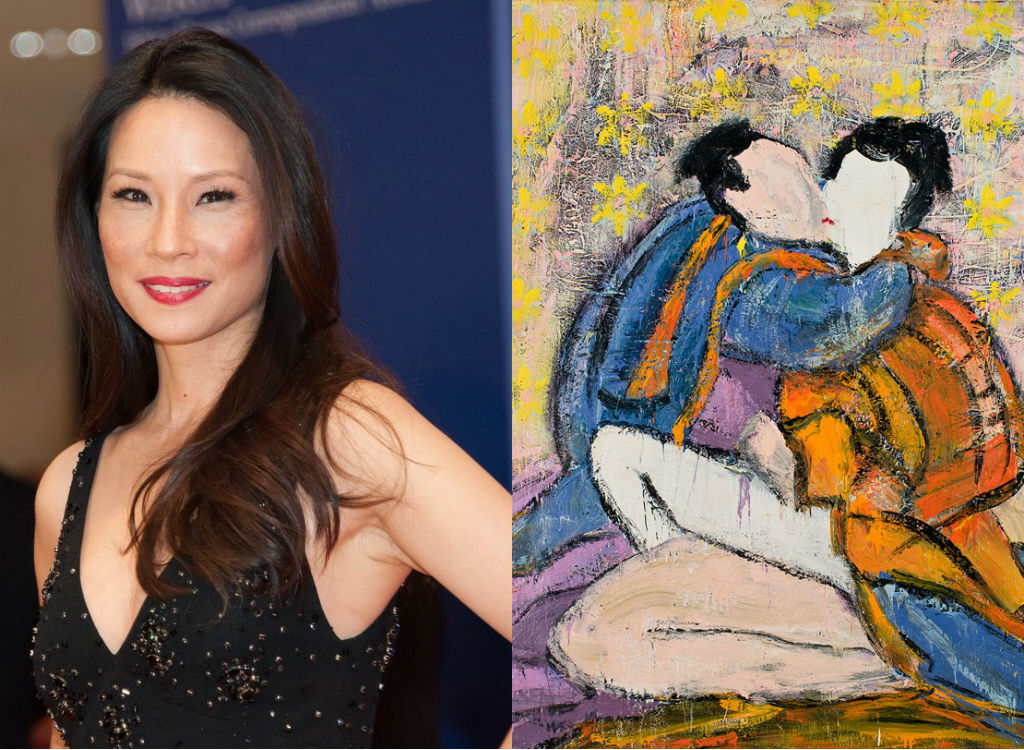 Lucy Liu Painting